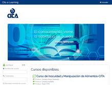 Tablet Screenshot of cita-elearning.com
